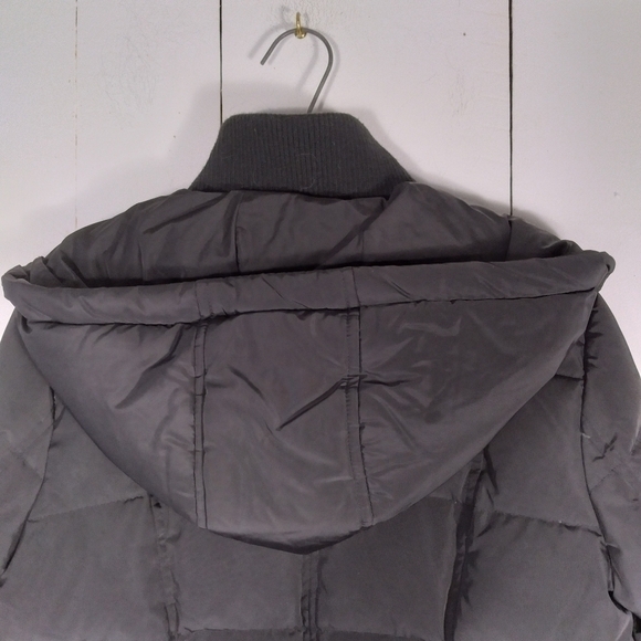 Diamond Trail black down puffer winter coat - Picture 4 of 13